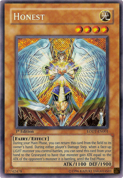 Honest [LODT-EN001] Secret Rare | Jomio and Rueliete's Cards and Comics