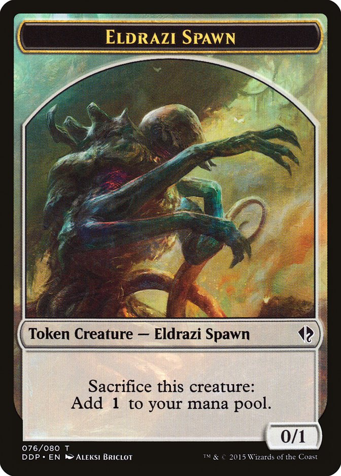 Eldrazi Spawn Token (076/080) [Duel Decks: Zendikar vs. Eldrazi] | Jomio and Rueliete's Cards and Comics