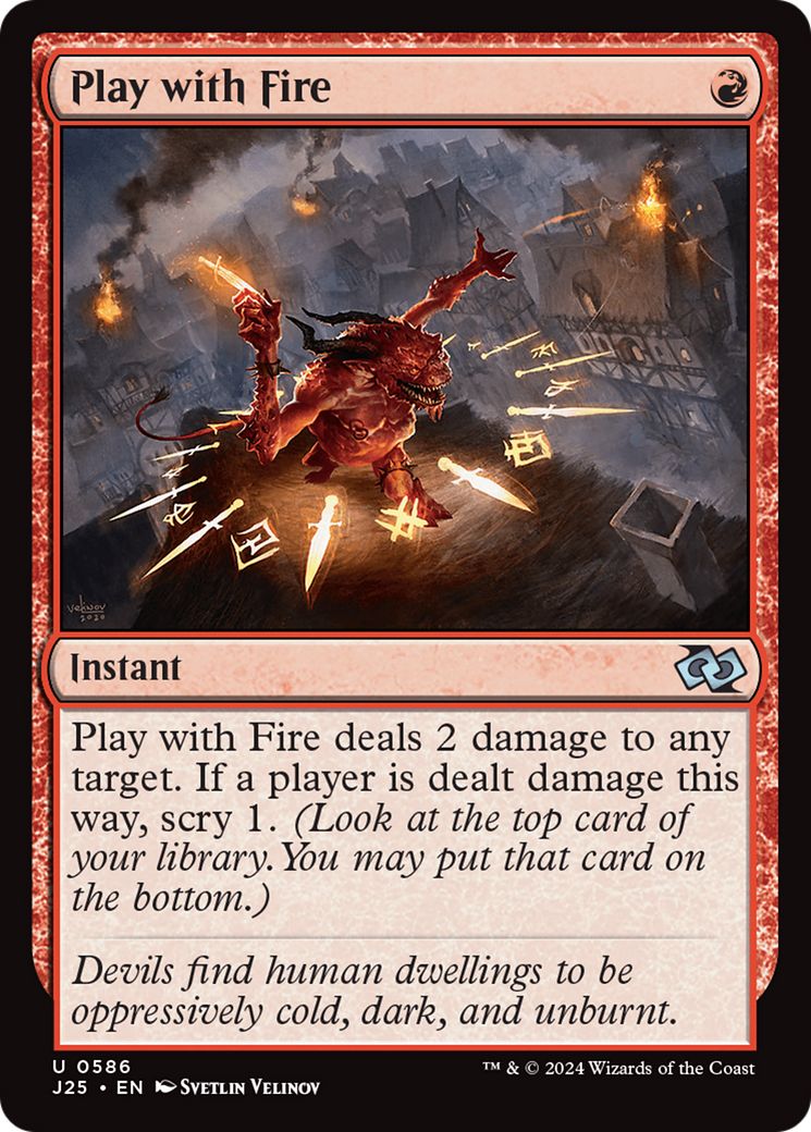 Play with Fire [Foundations Jumpstart] | Jomio and Rueliete's Cards and Comics