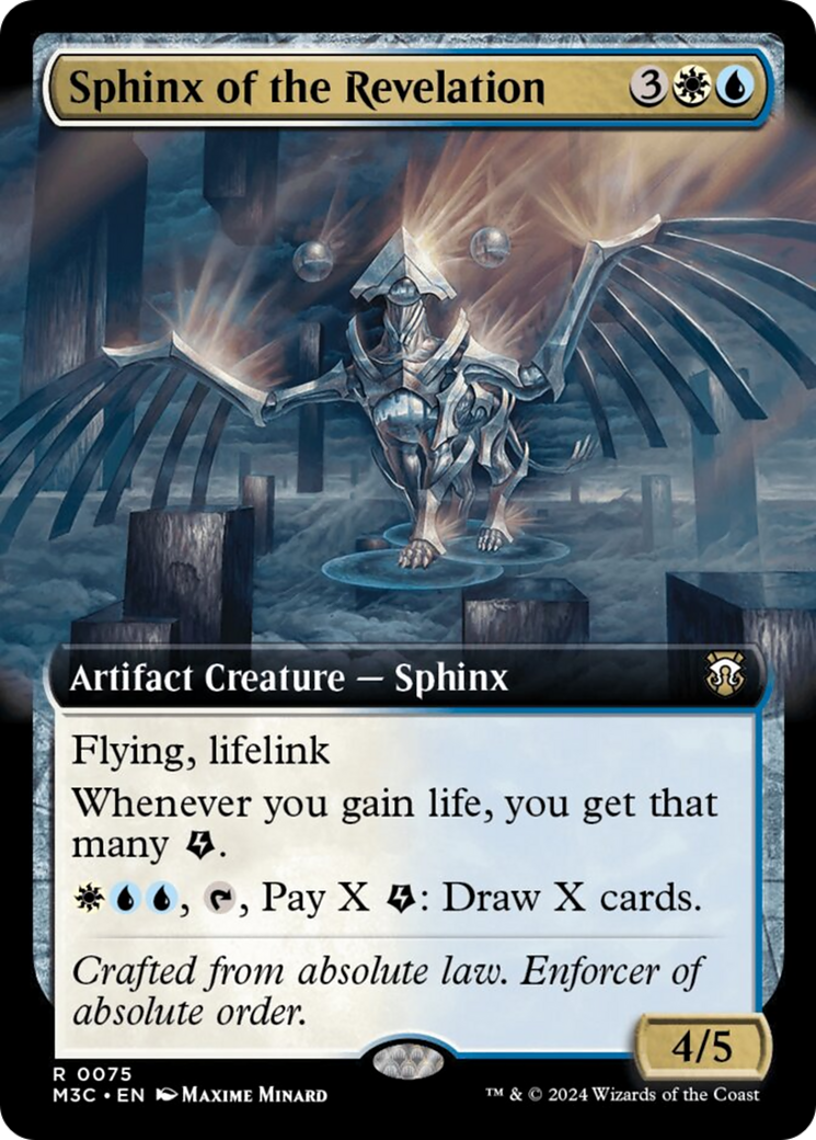 Sphinx of the Revelation (Extended Art) (Ripple Foil) [Modern Horizons 3 Commander] | Jomio and Rueliete's Cards and Comics