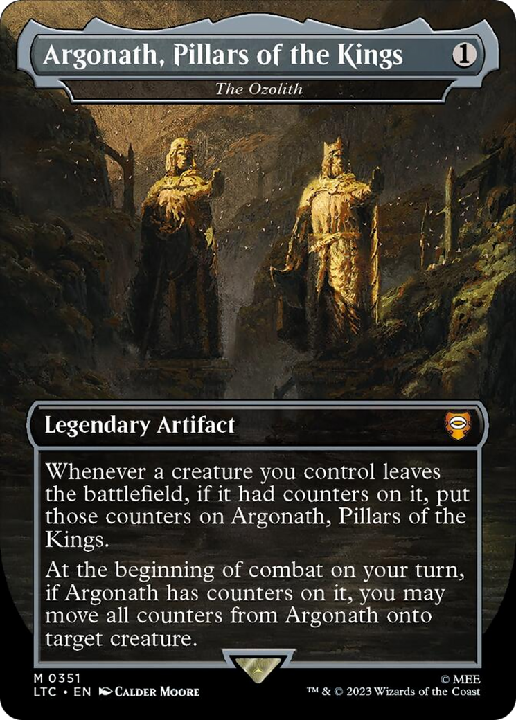 Argonath, Pillars of the Kings - The Ozolith [The Lord of the Rings: Tales of Middle-Earth Commander] | Jomio and Rueliete's Cards and Comics