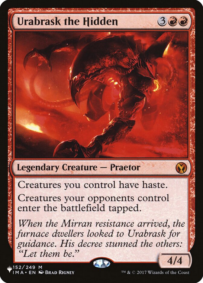 Urabrask the Hidden [The List] | Jomio and Rueliete's Cards and Comics