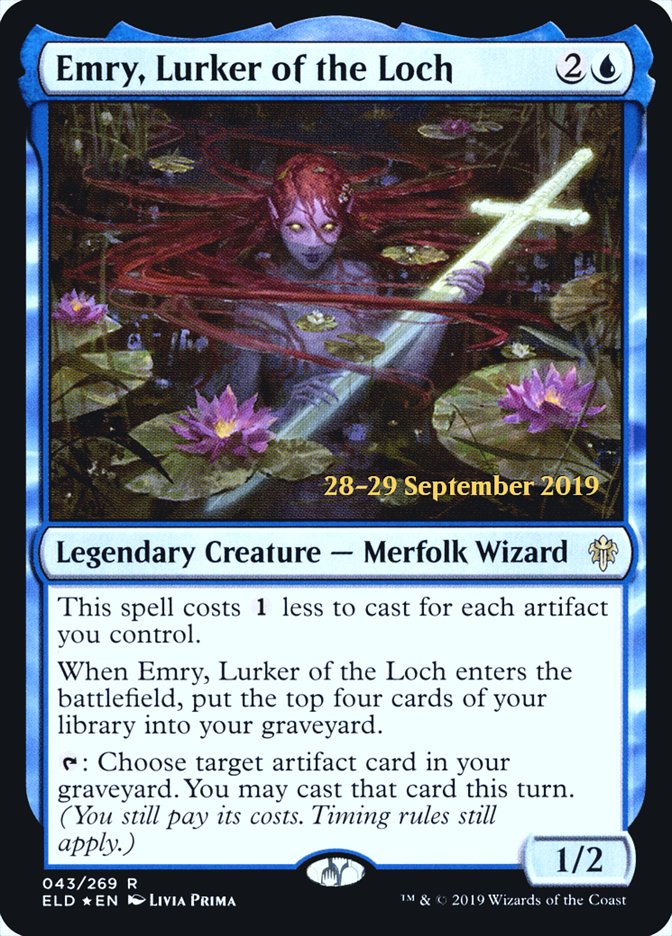 Emry, Lurker of the Loch [Throne of Eldraine Prerelease Promos] | Jomio and Rueliete's Cards and Comics