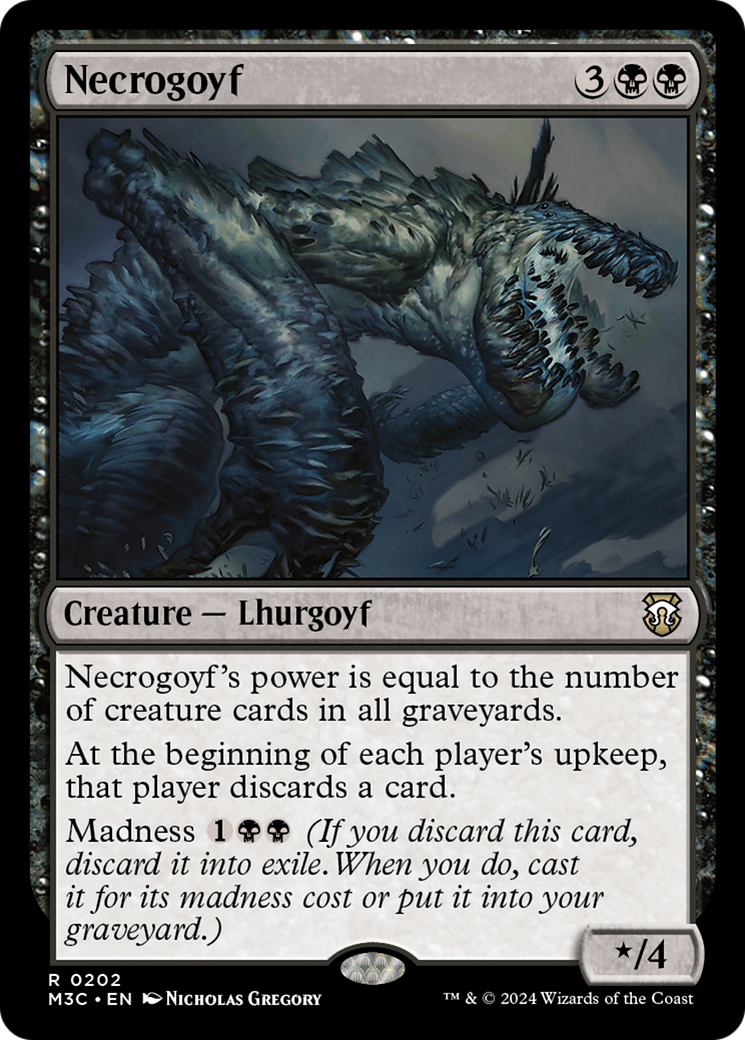 Necrogoyf [Modern Horizons 3 Commander] | Jomio and Rueliete's Cards and Comics