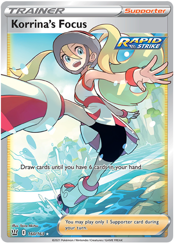 Korrina's Focus (160/163) [Sword & Shield: Battle Styles] | Jomio and Rueliete's Cards and Comics