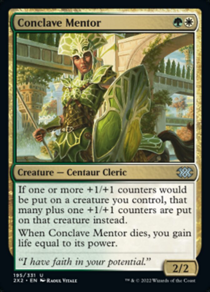 Conclave Mentor [Double Masters 2022] | Jomio and Rueliete's Cards and Comics