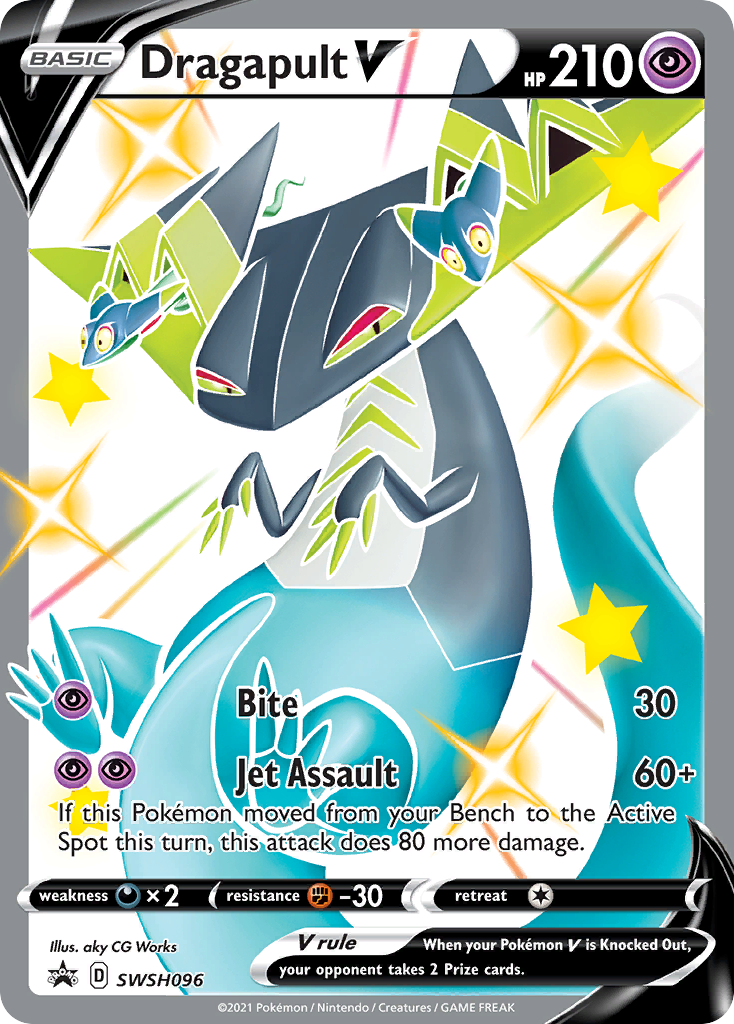 Dragapult V (SWSH096) [Sword & Shield: Black Star Promos] | Jomio and Rueliete's Cards and Comics