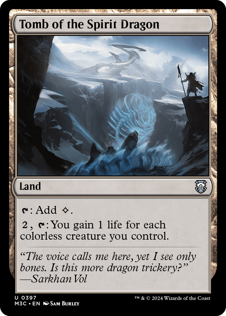 Tomb of the Spirit Dragon (Ripple Foil) [Modern Horizons 3 Commander] | Jomio and Rueliete's Cards and Comics