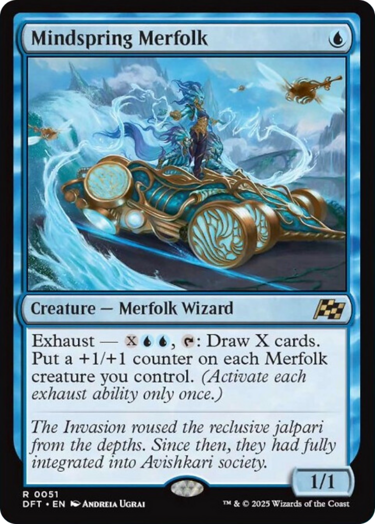 Mindspring Merfolk [Aetherdrift] | Jomio and Rueliete's Cards and Comics