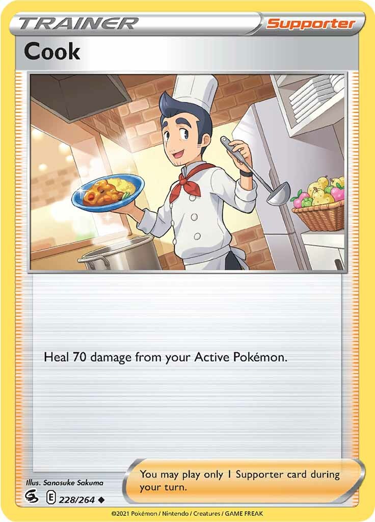 Cook (228/264) [Sword & Shield: Fusion Strike] | Jomio and Rueliete's Cards and Comics