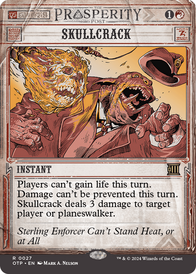 Skullcrack [Outlaws of Thunder Junction: Breaking News] | Jomio and Rueliete's Cards and Comics