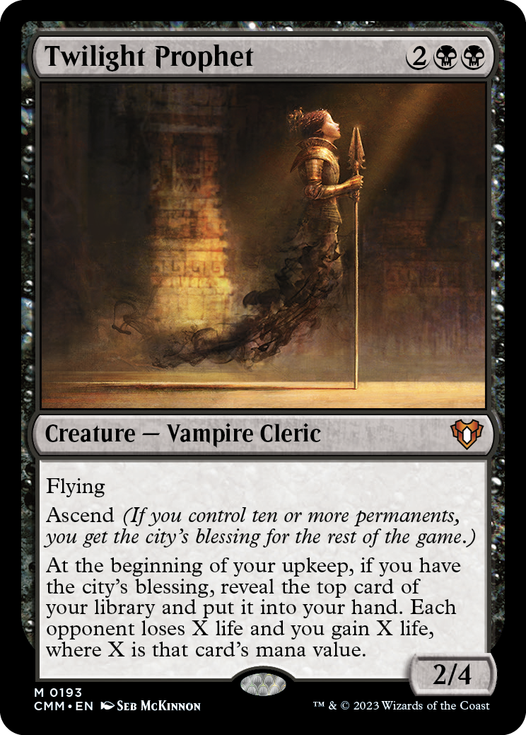 Twilight Prophet [Commander Masters] | Jomio and Rueliete's Cards and Comics