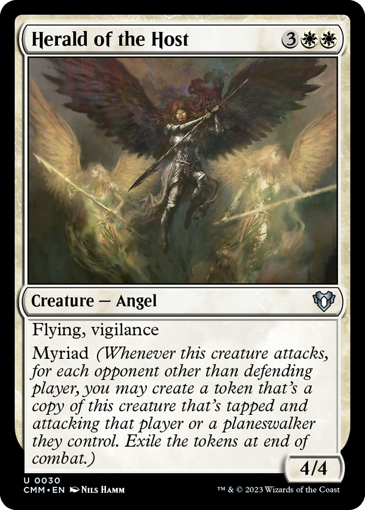 Herald of the Host [Commander Masters] | Jomio and Rueliete's Cards and Comics