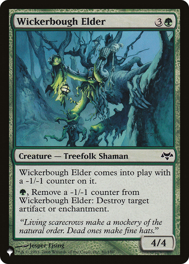Wickerbough Elder [The List] | Jomio and Rueliete's Cards and Comics