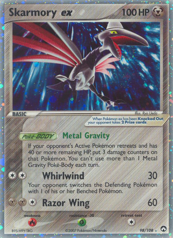 Skarmory ex (98/108) [EX: Power Keepers] | Jomio and Rueliete's Cards and Comics