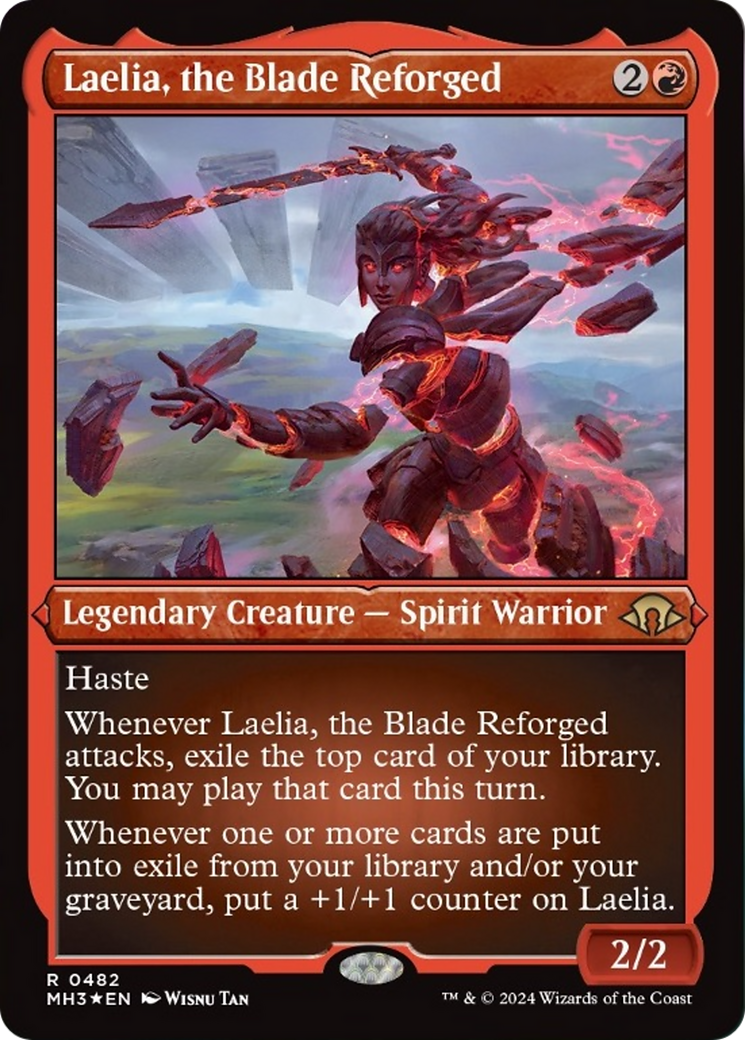 Laelia, the Blade Reforged (Foil Etched) [Modern Horizons 3] | Jomio and Rueliete's Cards and Comics