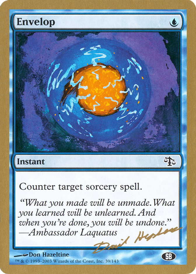 Envelop (Dave Humpherys) (SB) [World Championship Decks 2003] | Jomio and Rueliete's Cards and Comics