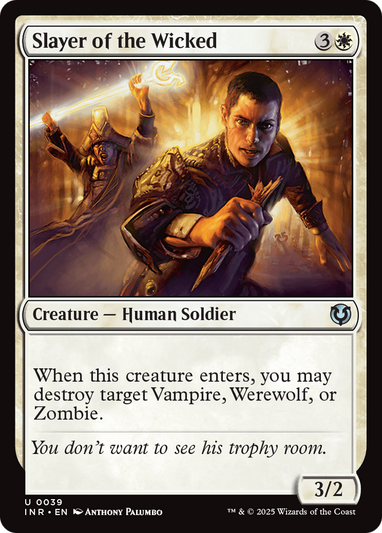 Slayer of the Wicked [Innistrad Remastered] | Jomio and Rueliete's Cards and Comics