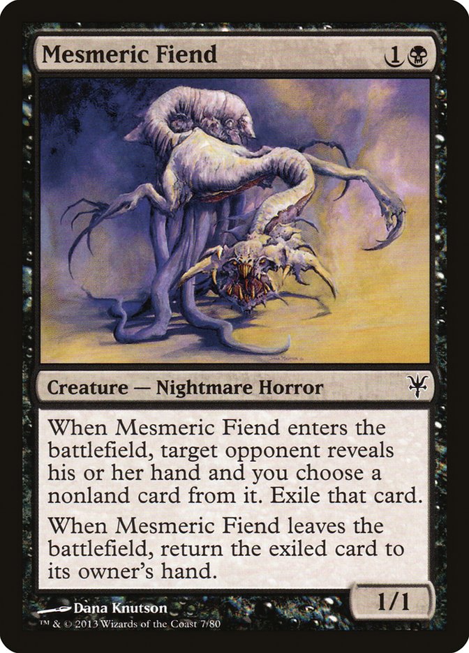 Mesmeric Fiend [Duel Decks: Sorin vs. Tibalt] | Jomio and Rueliete's Cards and Comics