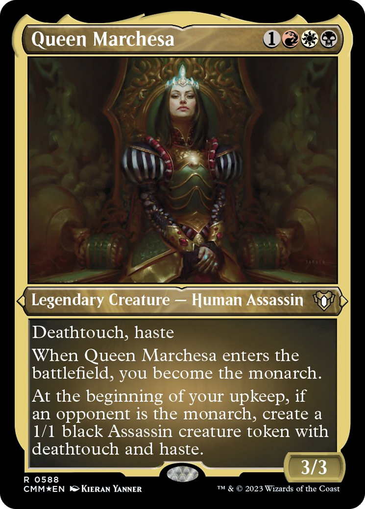 Queen Marchesa (Foil Etched) [Commander Masters] | Jomio and Rueliete's Cards and Comics