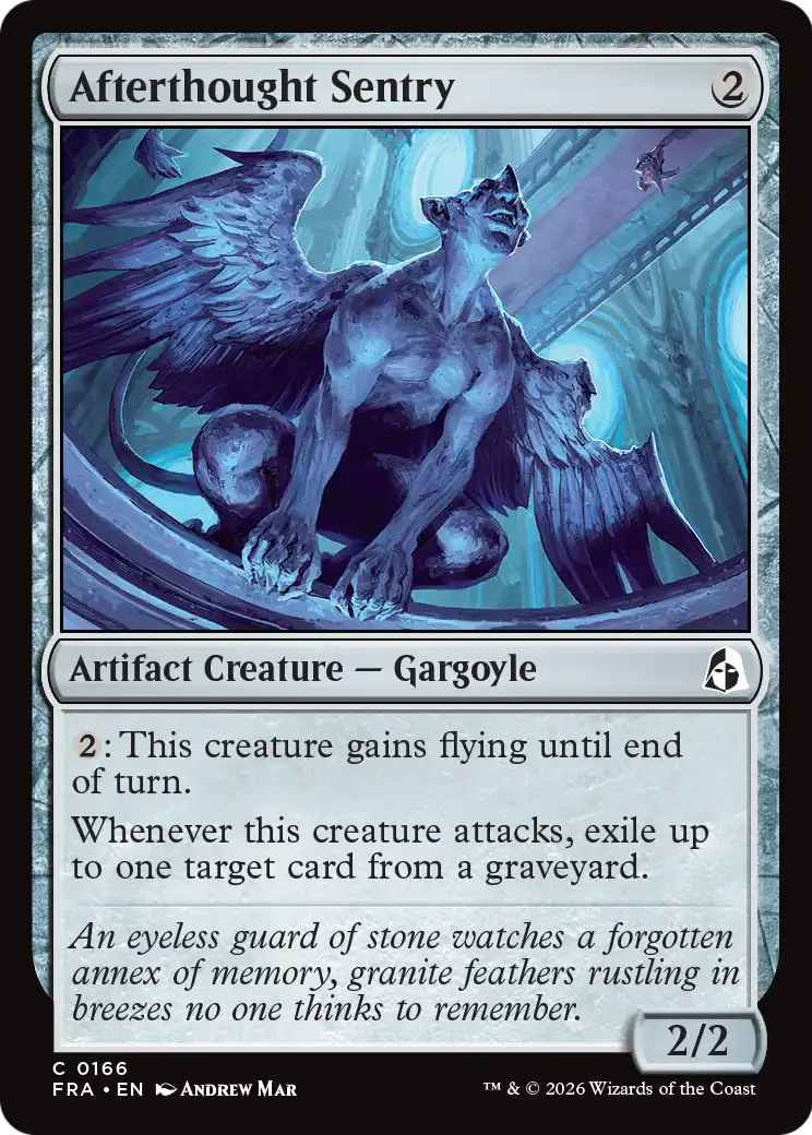 Afterthought Sentry [Reality Fracture] | Jomio and Rueliete's Cards and Comics