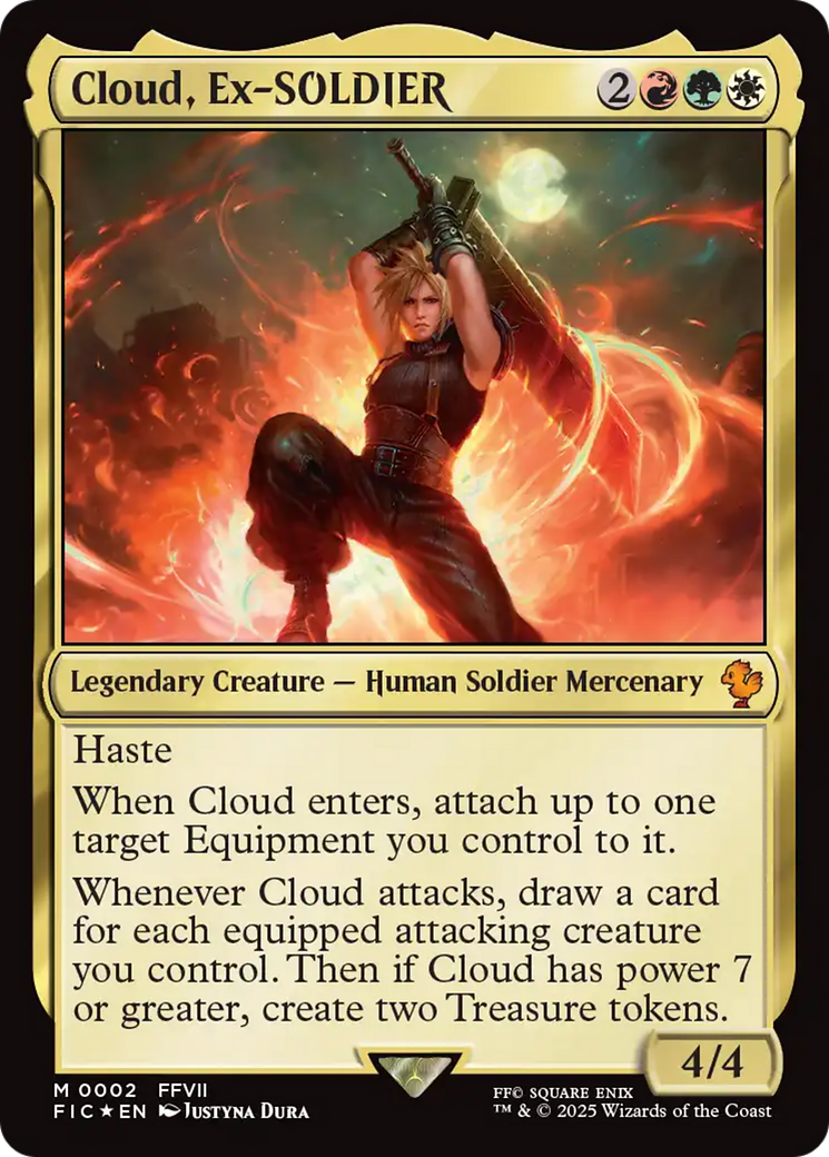 Cloud, Ex-SOLDIER [FINAL FANTASY Commander] | Jomio and Rueliete's Cards and Comics