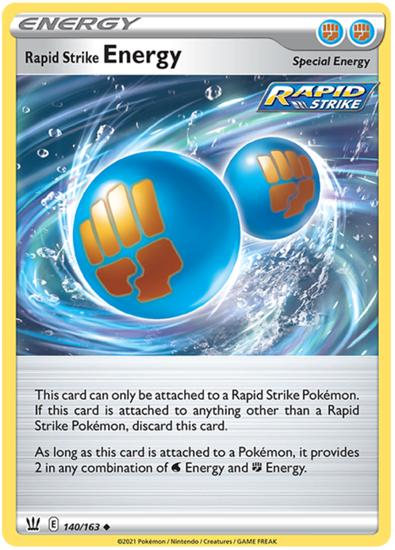 Rapid Strike Energy (140/163) [Sword & Shield: Battle Styles] | Jomio and Rueliete's Cards and Comics