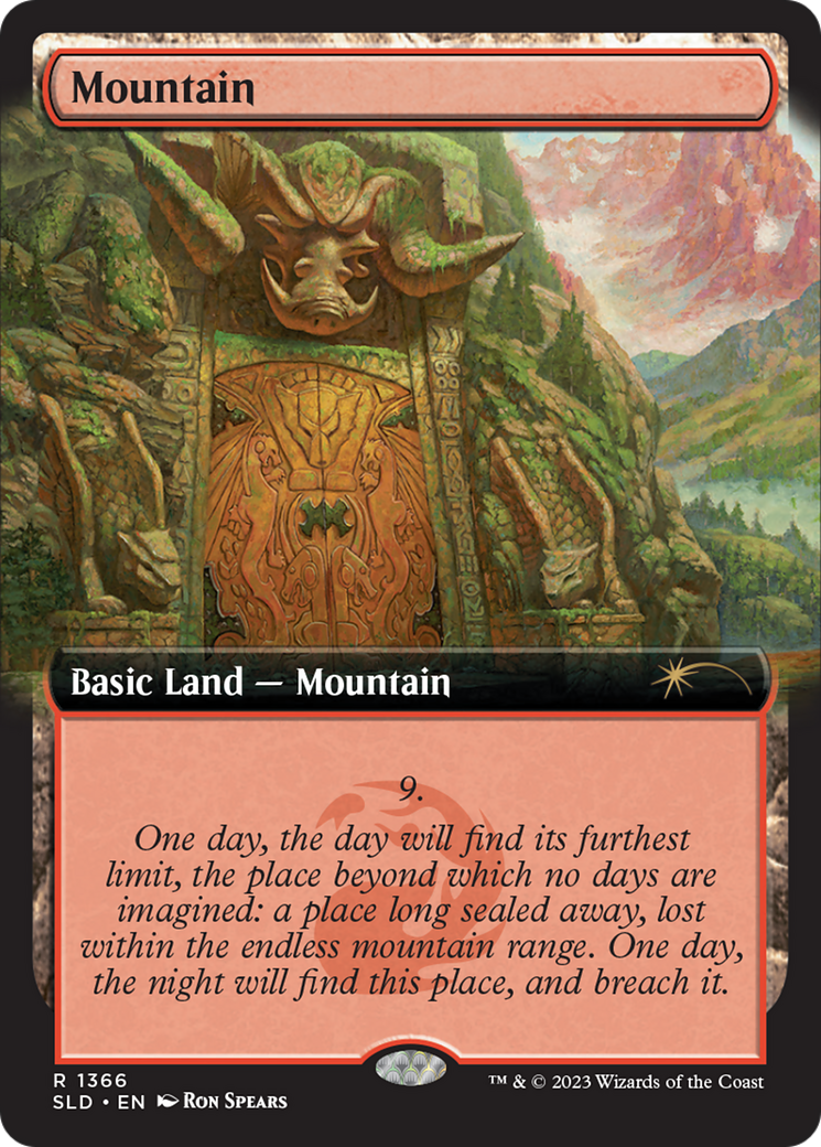 Mountain (1366) [Secret Lair Drop Series] | Jomio and Rueliete's Cards and Comics