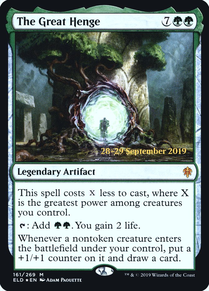 The Great Henge [Throne of Eldraine Prerelease Promos] | Jomio and Rueliete's Cards and Comics