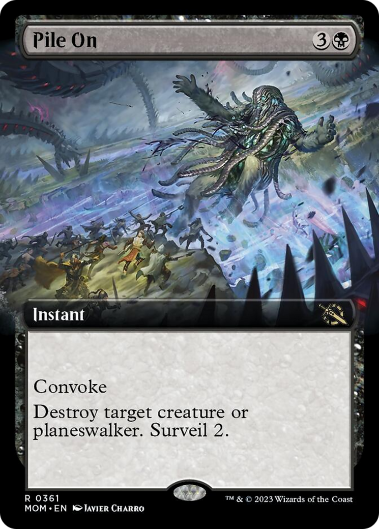 Pile On (Extended Art) [March of the Machine] | Jomio and Rueliete's Cards and Comics