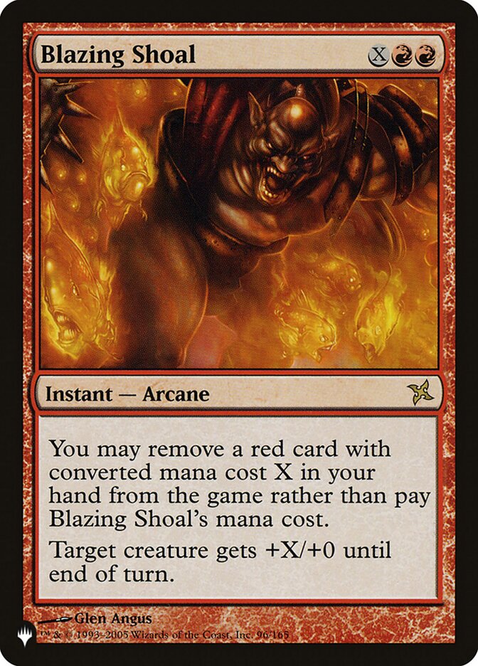 Blazing Shoal [The List] | Jomio and Rueliete's Cards and Comics
