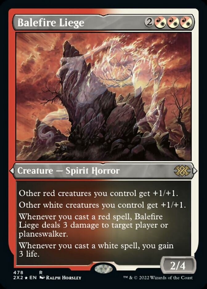 Balefire Liege (Foil Etched) [Double Masters 2022] | Jomio and Rueliete's Cards and Comics