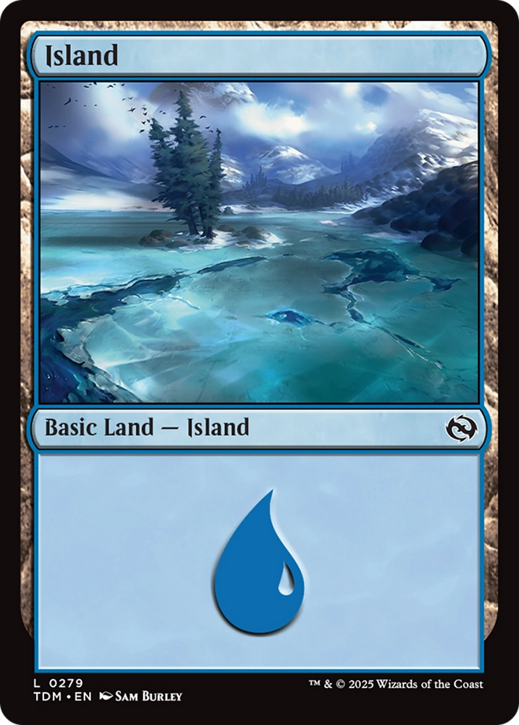 Island (0279) [Tarkir: Dragonstorm] | Jomio and Rueliete's Cards and Comics