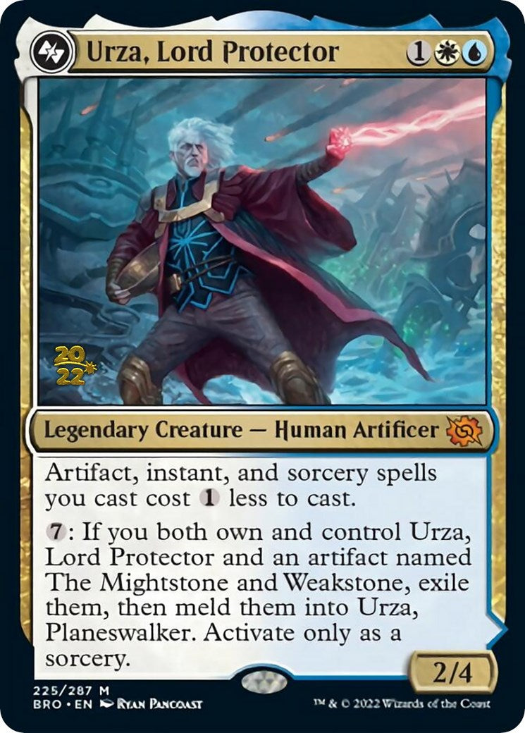 Urza, Lord Protector [The Brothers' War Prerelease Promos] | Jomio and Rueliete's Cards and Comics