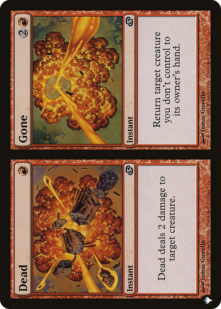 Dead // Gone [The List] | Jomio and Rueliete's Cards and Comics