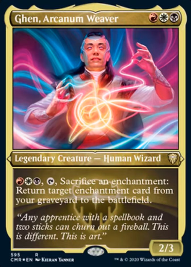 Ghen, Arcanum Weaver (Etched) [Commander Legends] | Jomio and Rueliete's Cards and Comics