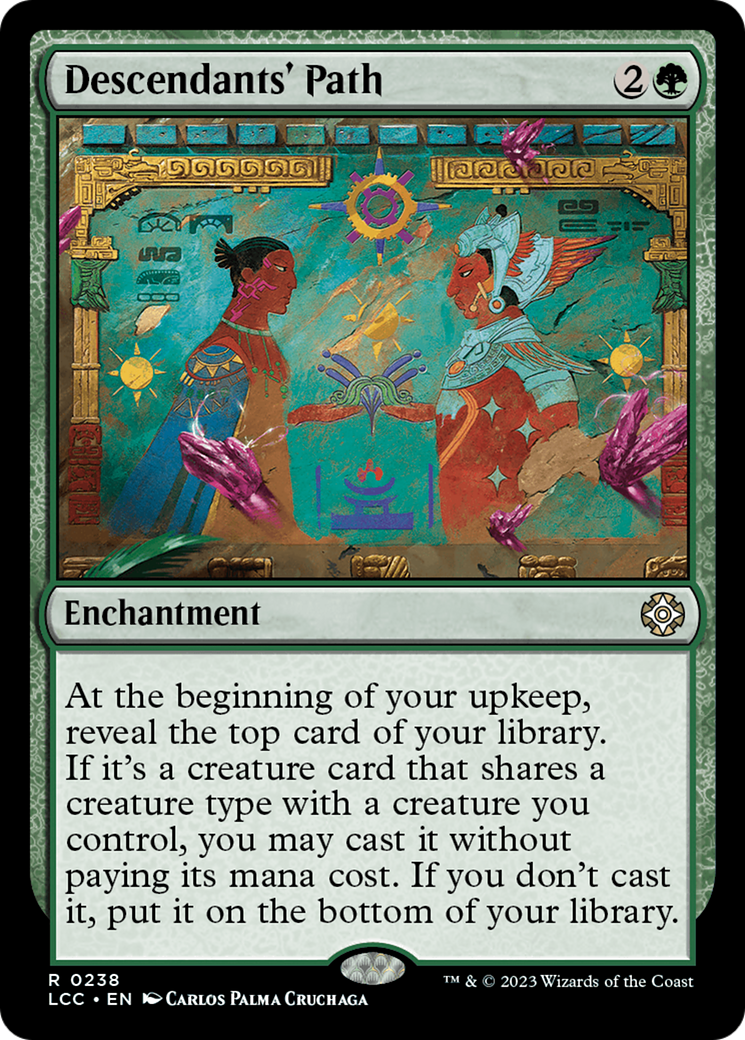 Descendants' Path [The Lost Caverns of Ixalan Commander] | Jomio and Rueliete's Cards and Comics