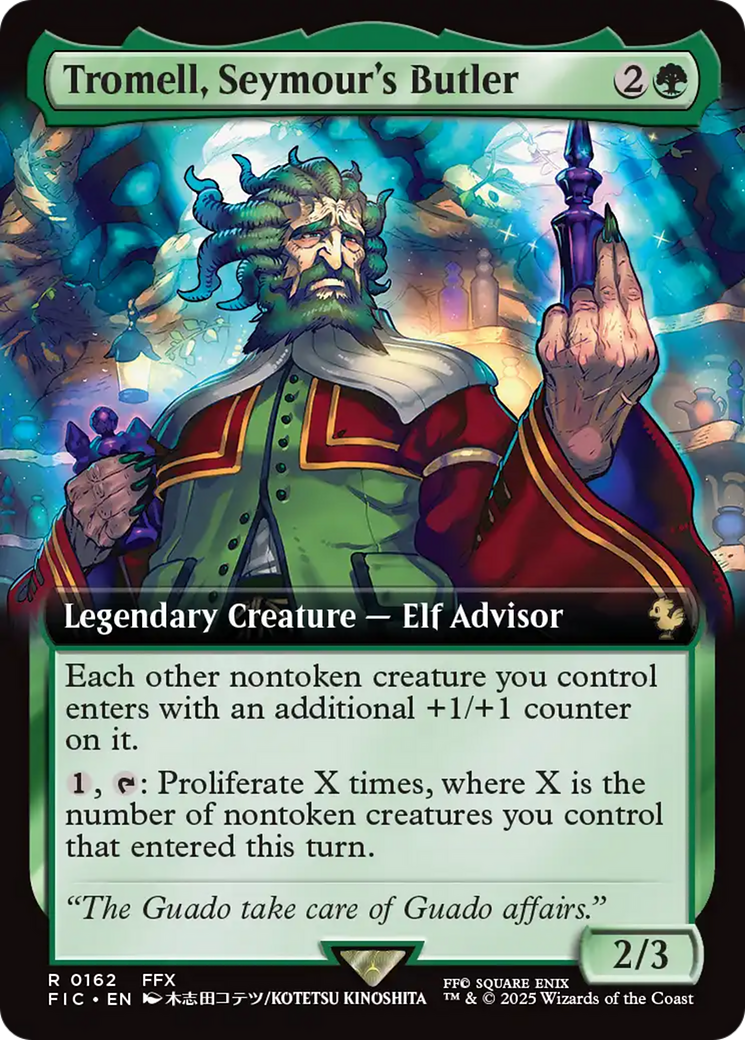 Tromell, Seymour's Butler (Extended Art) [FINAL FANTASY Commander] | Jomio and Rueliete's Cards and Comics