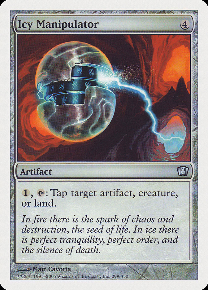 Icy Manipulator (9th Edition) [Oversize Cards] | Jomio and Rueliete's Cards and Comics