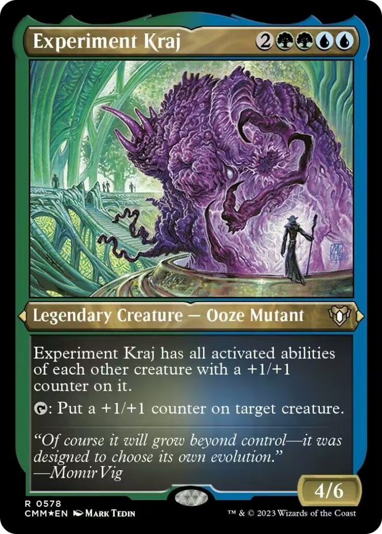 Experiment Kraj (Foil Etched) [Commander Masters] | Jomio and Rueliete's Cards and Comics