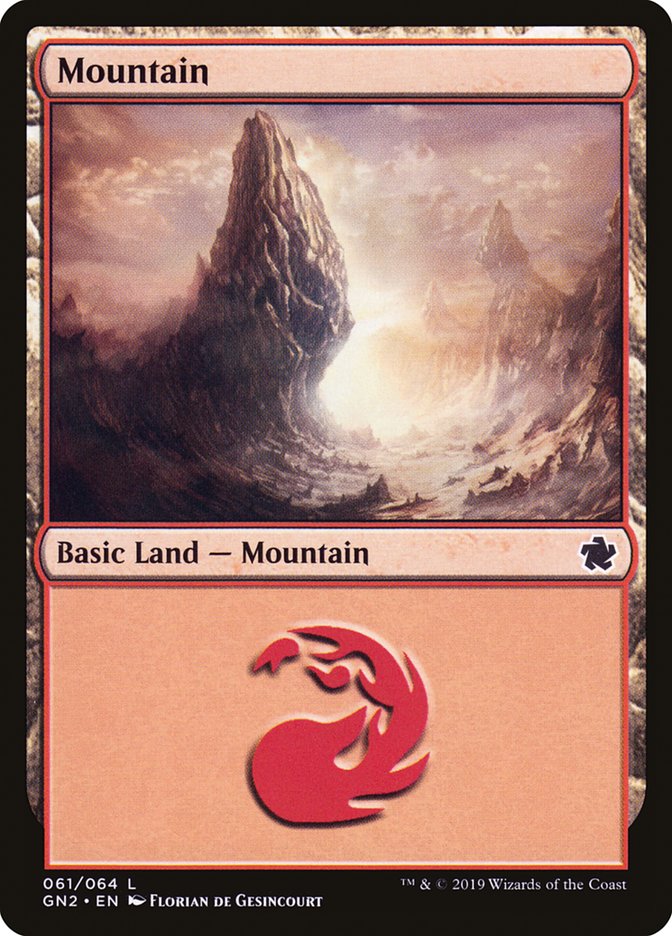 Mountain (61) [Game Night 2019] | Jomio and Rueliete's Cards and Comics