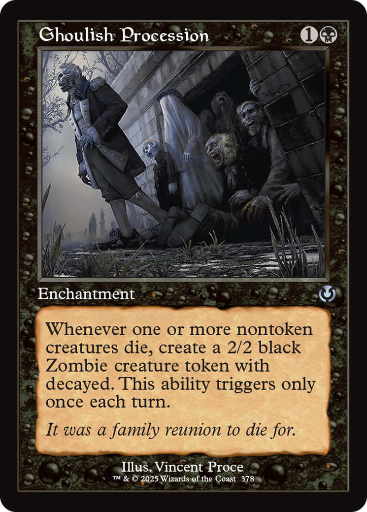 Ghoulish Procession (Retro Frame) [Innistrad Remastered] | Jomio and Rueliete's Cards and Comics