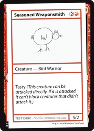 Seasoned Weaponsmith (2021 Edition) [Mystery Booster Playtest Cards] | Jomio and Rueliete's Cards and Comics