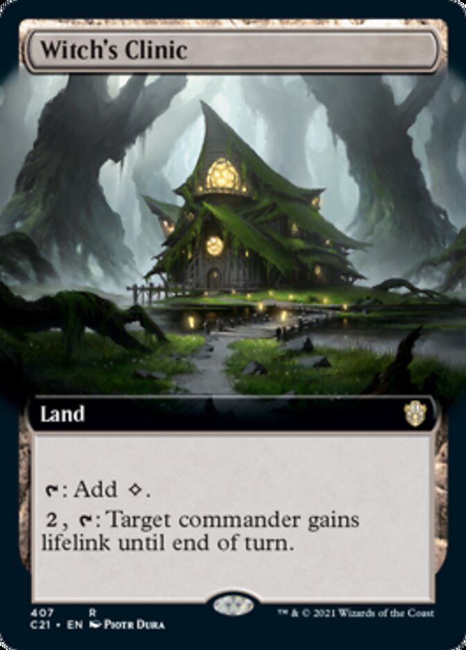 Witch's Clinic (Extended Art) [Commander 2021] | Jomio and Rueliete's Cards and Comics