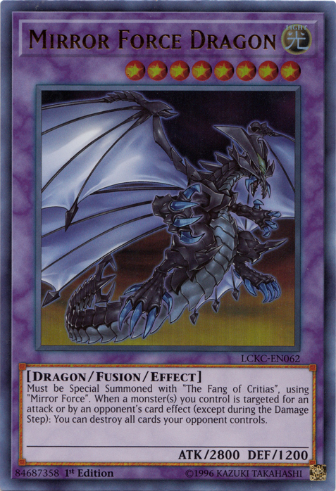 Mirror Force Dragon [LCKC-EN062] Ultra Rare | Jomio and Rueliete's Cards and Comics