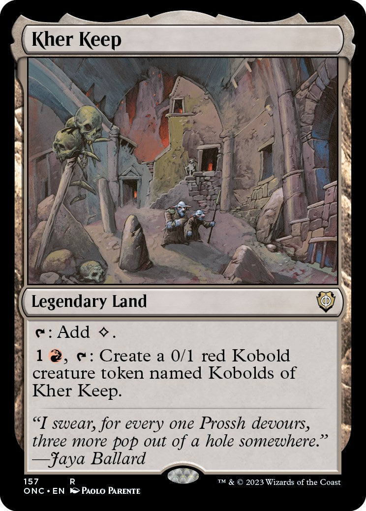 Kher Keep [Phyrexia: All Will Be One Commander] | Jomio and Rueliete's Cards and Comics