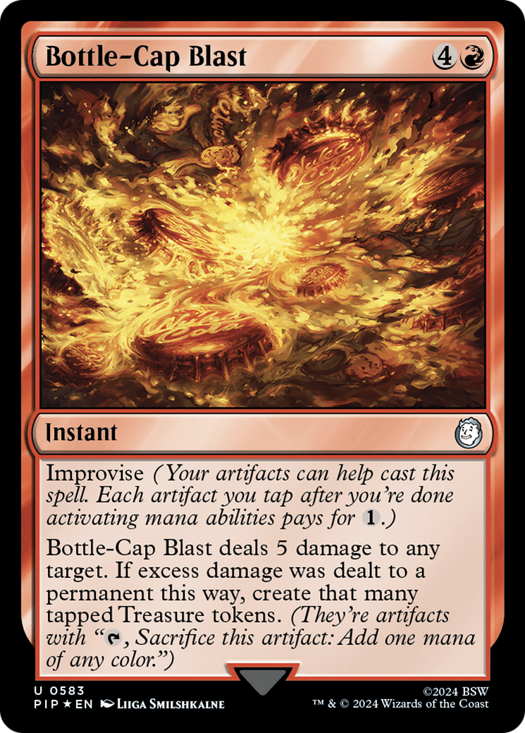 Bottle-Cap Blast (Surge Foil) [Fallout] | Jomio and Rueliete's Cards and Comics
