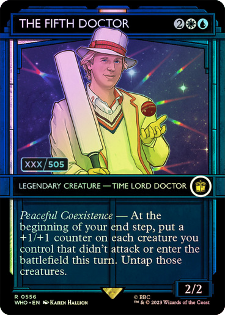 The Fifth Doctor (Serial Numbered) [Doctor Who] | Jomio and Rueliete's Cards and Comics