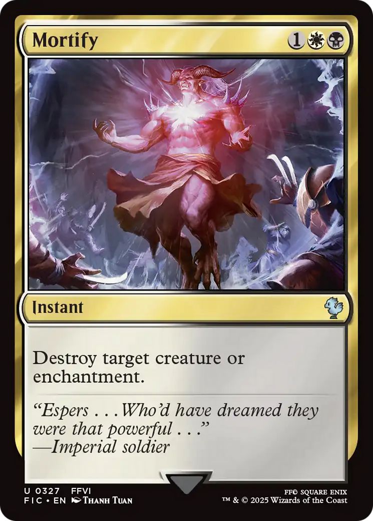 Mortify [FINAL FANTASY Commander] | Jomio and Rueliete's Cards and Comics
