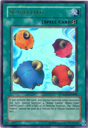 Scapegoat [RP01-EN090] Ultra Rare | Jomio and Rueliete's Cards and Comics
